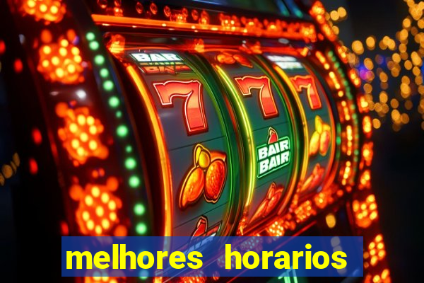 melhores horarios pagantes fortune tiger