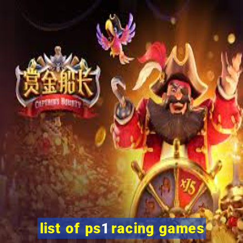 list of ps1 racing games