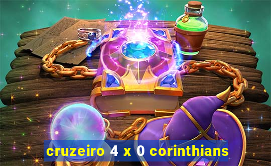 cruzeiro 4 x 0 corinthians